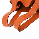 HERMES エルメス ピコタン MM オレンジ □H刻印(2004年頃) レディース トリヨンクレマンス ハンドバッグ Aランク 中古 銀蔵