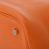 HERMES エルメス ピコタン MM オレンジ □H刻印(2004年頃) レディース トリヨンクレマンス ハンドバッグ Aランク 中古 銀蔵