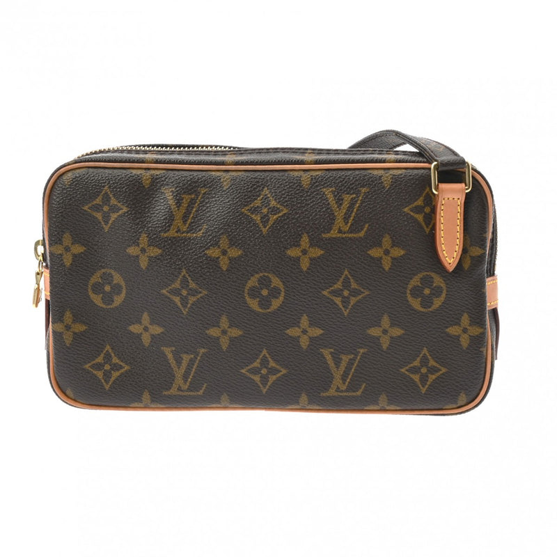 LOUIS VUITTON ルイヴィトン モノグラム マルリーバンドリエール ブラウン M51828 レディース モノグラムキャンバス ショルダーバッグ ABランク 中古 銀蔵