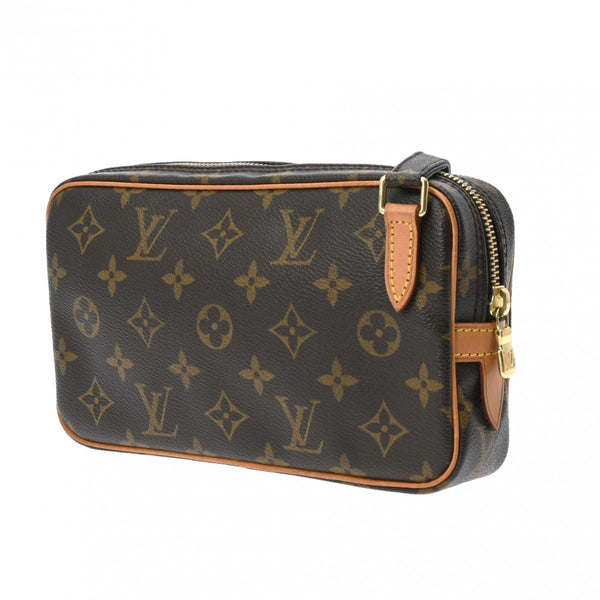 LOUIS VUITTON ルイヴィトン モノグラム マルリーバンドリエール ブラウン M51828 レディース モノグラムキャンバス ショルダーバッグ ABランク 中古 銀蔵