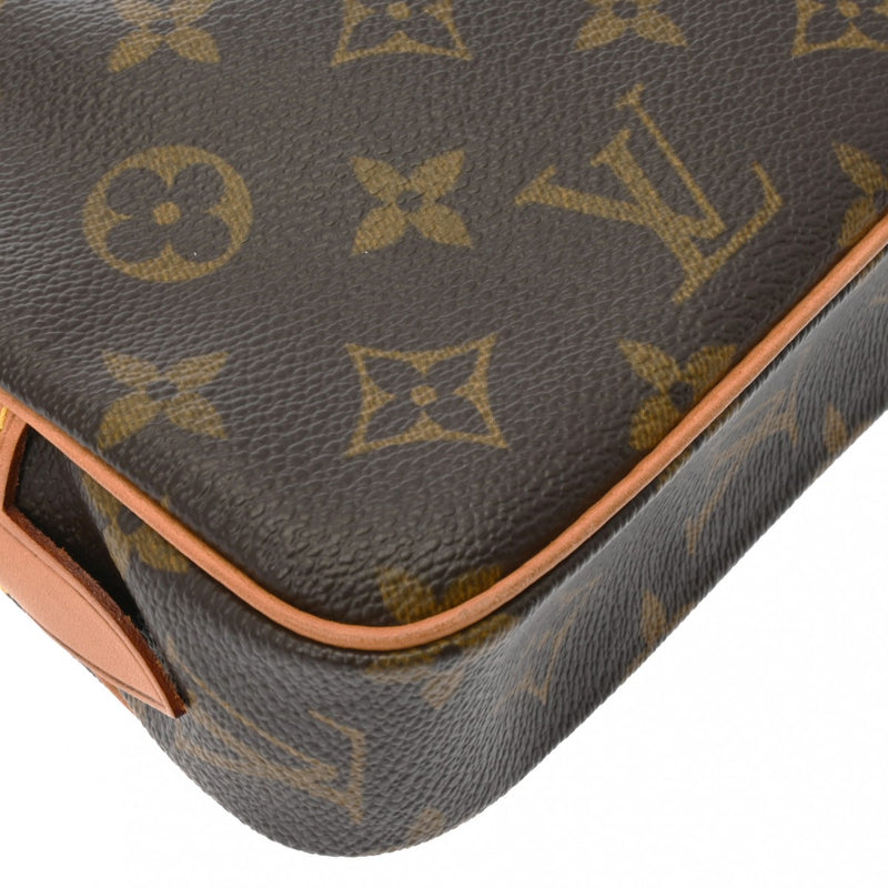 LOUIS VUITTON ルイヴィトン モノグラム マルリーバンドリエール ブラウン M51828 レディース モノグラムキャンバス ショルダーバッグ ABランク 中古 銀蔵