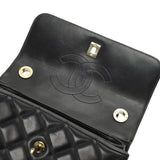 CHANEL シャネル マトラッセ トレンディCC トップハンドル 2WAY ブラック A92236 レディース ラムスキン ハンドバッグ ABランク 中古 銀蔵