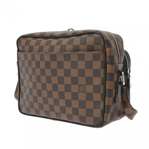 LOUIS VUITTON ルイヴィトン ダミエ ナイル PM ディノスチャップマン ブラウン N42704 ユニセックス ダミエキャンバス ショルダーバッグ Aランク 中古 銀蔵