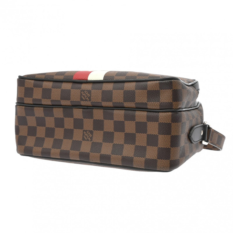 LOUIS VUITTON ルイヴィトン ダミエ ナイル PM ディノスチャップマン ブラウン N42704 ユニセックス ダミエキャンバス ショルダーバッグ Aランク 中古 銀蔵