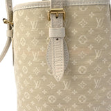 LOUIS VUITTON ルイヴィトン モノグラムミニラン バケット PM デュンヌ M95316 レディース キャンバス/レザー ハンドバッグ Bランク 中古 銀蔵