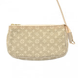 LOUIS VUITTON ルイヴィトン モノグラムミニラン バケット PM デュンヌ M95316 レディース キャンバス レザー ハンドバッグ Bランク 中古 銀蔵