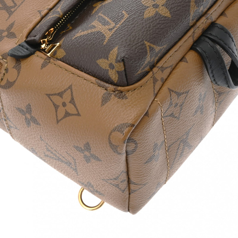 LOUIS VUITTON ルイヴィトン モノグラムリバース パームスプリングス ミニ 新型 キャメル系 M44872 レディース モノグラムキャンバス リュック・デイパック Aランク 中古 銀蔵