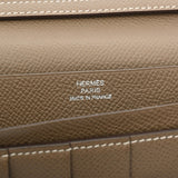 HERMES エルメス ベアン スフレ エトゥープ A刻印(2017年頃) ユニセックス ヴォーエプソン 長財布 ABランク 中古 銀蔵