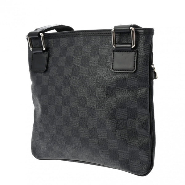 LOUIS VUITTON ルイヴィトン ダミエグラフィット トマス ブラック/グレー N58028 - メンズ ダミエグラフィットキャンバス ショルダーバッグ ABランク 中古 銀蔵