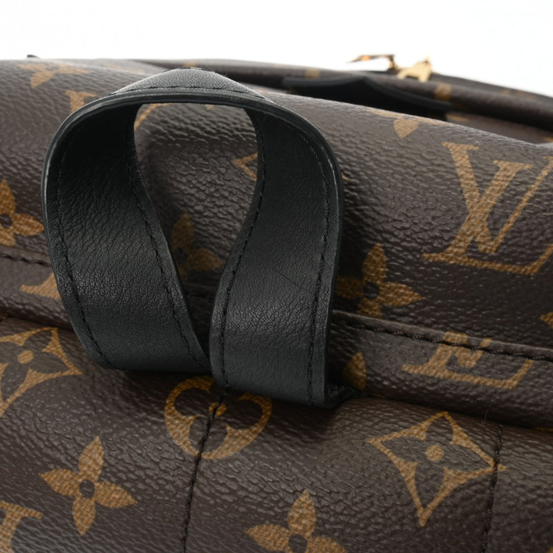 LOUIS VUITTON ルイヴィトン モノグラム パームスプリングス MM 新型 ブラウン M44874 レディース レザー リュック・デイパック Aランク 中古 銀蔵