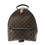 LOUIS VUITTON ルイヴィトン モノグラム パームスプリングス MM 新型 ブラウン M44874 レディース レザー リュック・デイパック Aランク 中古 銀蔵