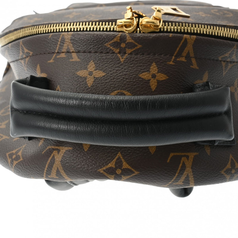 LOUIS VUITTON ルイヴィトン モノグラム パームスプリングス MM 新型 ブラウン M44874 レディース レザー リュック・デイパック Aランク 中古 銀蔵