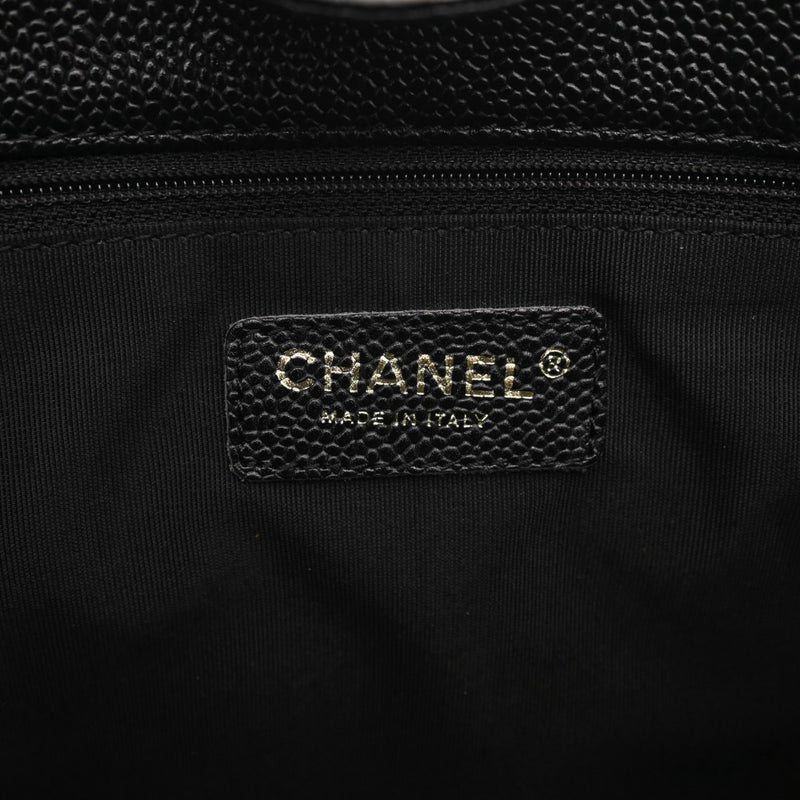 CHANEL シャネル マトラッセ PST プチショッピングトート ブラック A50994 レディース キャビアスキン トートバッグ Aランク 中古 銀蔵