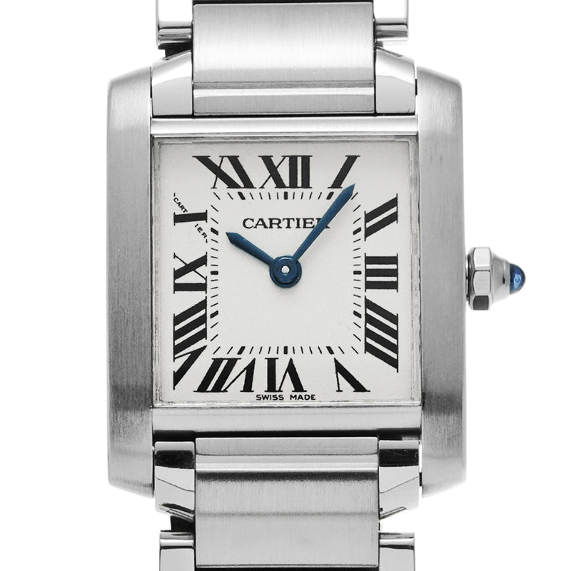 CARTIER カルティエ タンクフランセーズ SM W51008Q3 レディース 腕時計 クォーツ Aランク 中古 銀蔵