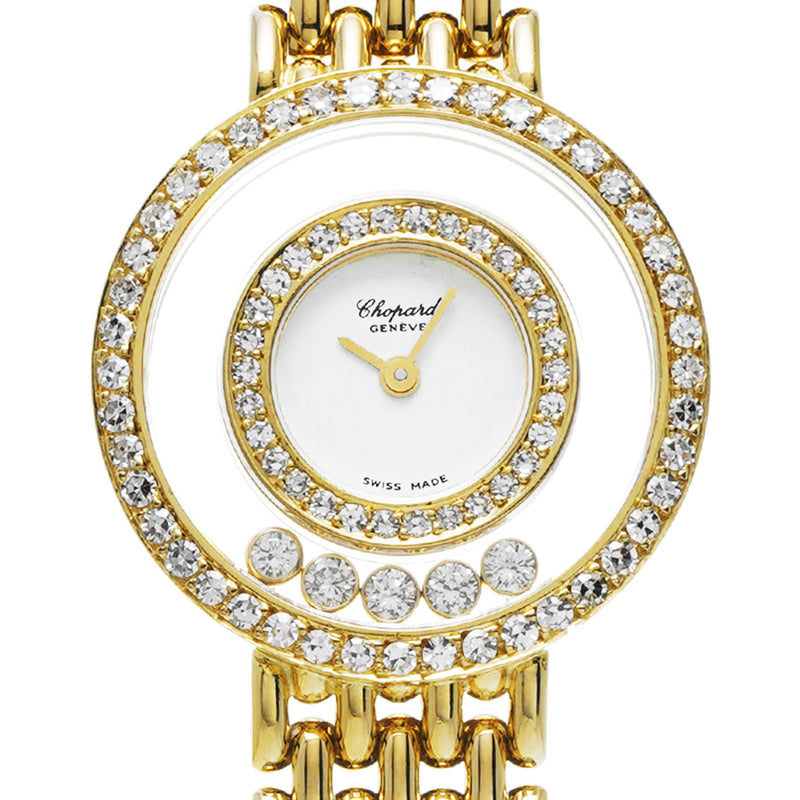 CHOPARD ショパール ハッピーダイヤモンド 20/5691 レディース 腕時計 クォーツ Aランク 中古 銀蔵