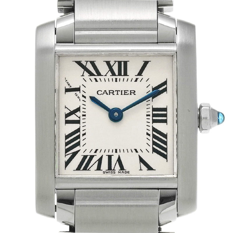 CARTIER カルティエ タンクフランセーズ SM W51008Q3 レディース 腕時計 クォーツ Aランク 中古 銀蔵