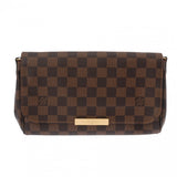 LOUIS VUITTON ルイヴィトン ダミエ フェイボリット MM 2WAY ブラウン N41129 レディース ダミエキャンバス ショルダーバッグ Aランク 中古 銀蔵