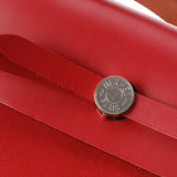 HERMES エルメス エールバッグジップ MM ルージュピマン D刻印(2000年頃) ユニセックス トワルアッシュ ヴァッシュハンター 2WAYバッグ Aランク 中古 銀蔵