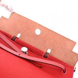 HERMES エルメス エールバッグジップ MM ルージュピマン D刻印(2000年頃) ユニセックス トワルアッシュ ヴァッシュハンター 2WAYバッグ Aランク 中古 銀蔵