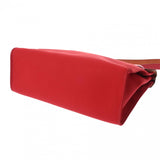 HERMES エルメス エールバッグジップ MM ルージュピマン D刻印(2000年頃) ユニセックス トワルアッシュ ヴァッシュハンター 2WAYバッグ Aランク 中古 銀蔵