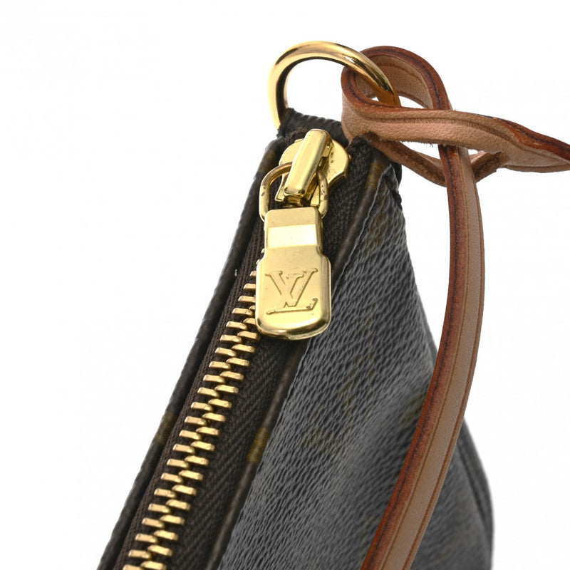 LOUIS VUITTON ルイヴィトン モノグラム ポシェット アクセソワール ブラウン M51980 レディース モノグラムキャンバス アクセサリーポーチ Aランク 中古 銀蔵