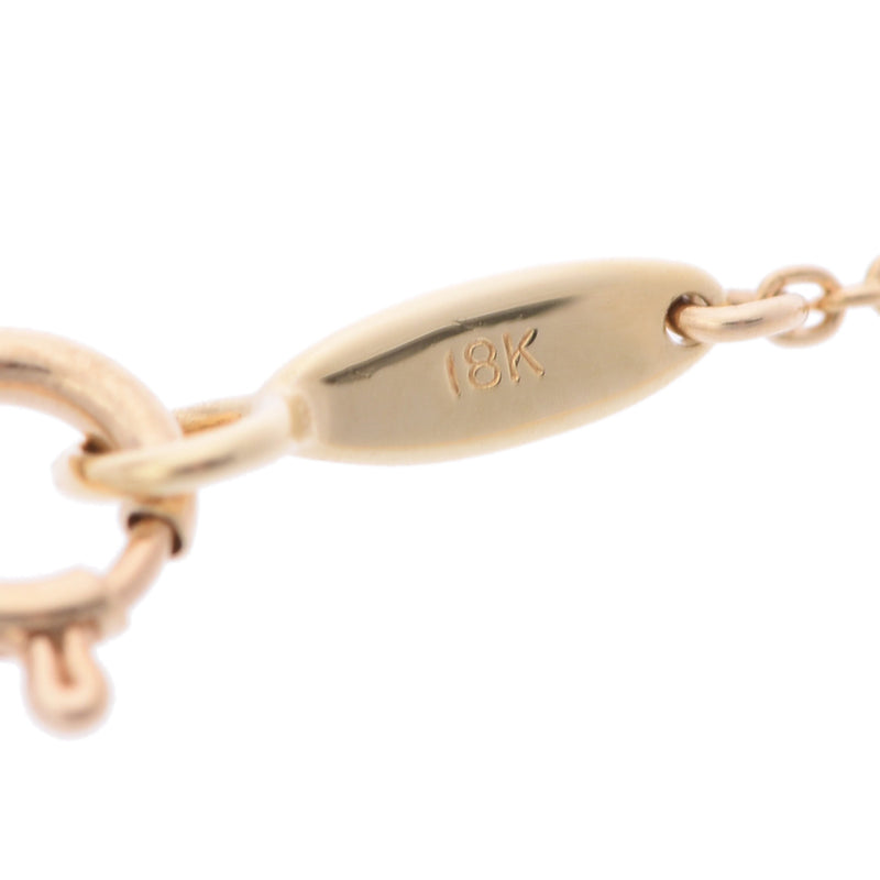 Gimel ギメル ダイヤ 0.073ct レディース K18イエローゴールド ネックレス Aランク 中古 銀蔵