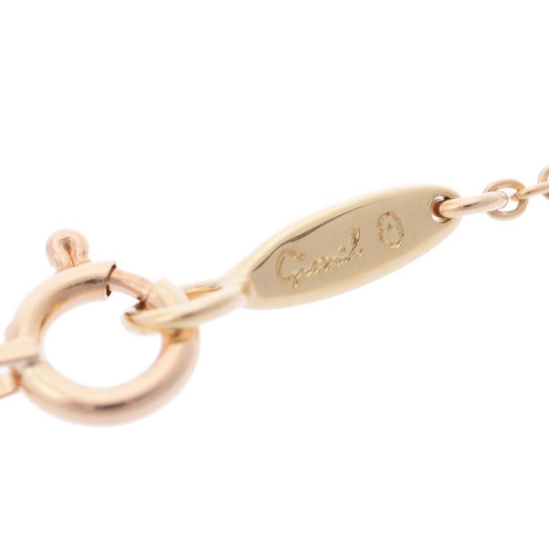 Gimel ギメル ダイヤ 0.073ct レディース K18イエローゴールド ネックレス Aランク 中古 銀蔵