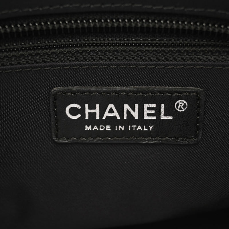 CHANEL シャネル パリビアリッツ トート PM ブラック A34208 レディース コーティングキャンバス トートバッグ Aランク 中古 銀蔵