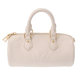 LOUIS VUITTON ルイヴィトン モノグラムアンプラント パピヨン BB 2WAY アイボリー M45980 レディース レザー ハンドバッグ Aランク 中古 銀蔵