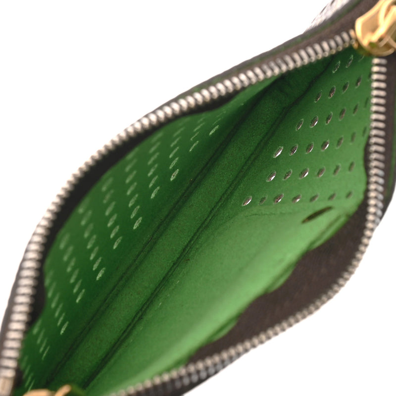 LOUIS VUITTON ルイヴィトン モノグラム モノグラムペルフォ ポシェットクレ ヴェール M95186 ユニセックス モノグラムキャンバス コインケース ABランク 中古 銀蔵