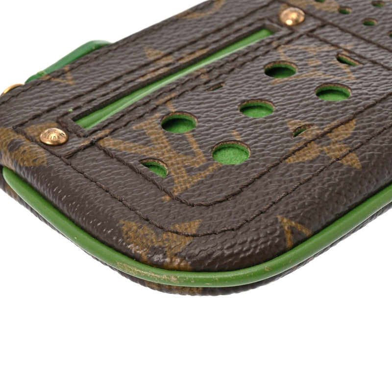 LOUIS VUITTON ルイヴィトン モノグラム モノグラムペルフォ ポシェットクレ ヴェール M95186 ユニセックス モノグラムキャンバス コインケース ABランク 中古 銀蔵