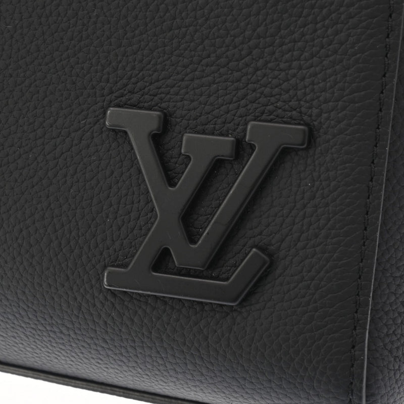 LOUIS VUITTON ルイヴィトン アエログラム ファストラインバッグパック ブラック M21367 メンズ レザー リュック・デイパック Aランク 中古 銀蔵