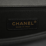 CHANEL シャネル ボーイシャネル チェーンショルダー 25cm ブラック A67086 レディース ラムスキン ショルダーバッグ Aランク 中古 銀蔵