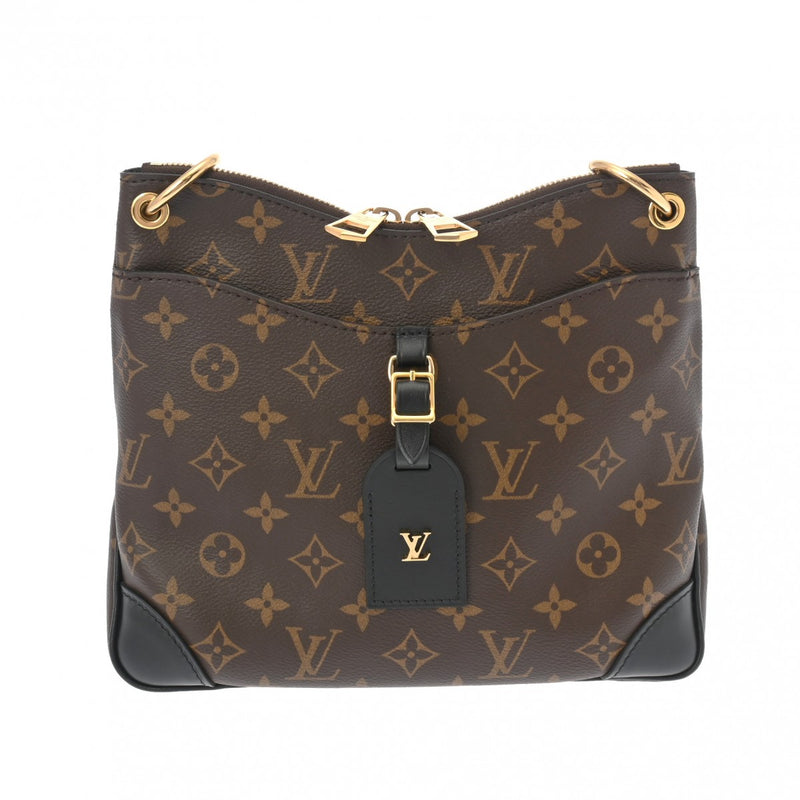 LOUIS VUITTON ルイヴィトン モノグラム オデオン NM PM ブラウン/ノワール M45353 レディース モノグラムキャンバス ショルダーバッグ Aランク 中古 銀蔵