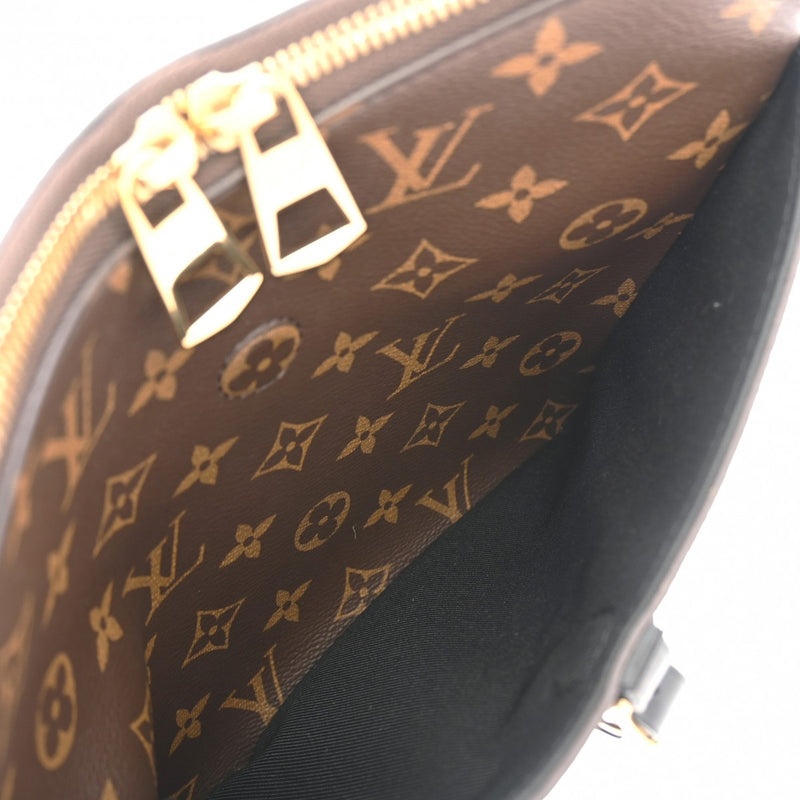 LOUIS VUITTON ルイヴィトン モノグラム オデオン NM PM ブラウン/ノワール M45353 レディース モノグラムキャンバス ショルダーバッグ Aランク 中古 銀蔵