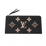 LOUIS VUITTON ルイヴィトン モノグラムアンプラント ポシェットフェリシー ブラック/ベージュ M82479 レディース レザー ショルダーバッグ Aランク 中古 銀蔵