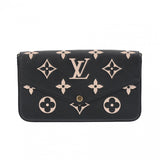 LOUIS VUITTON ルイヴィトン モノグラムアンプラント ポシェットフェリシー ブラック/ベージュ M82479 レディース レザー ショルダーバッグ Aランク 中古 銀蔵