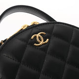 CHANEL シャネル マトラッセ 2WAY チェーン バニティ ミニ ブラック AP3088 レディース ラムスキン ショルダーバッグ Aランク 中古 銀蔵