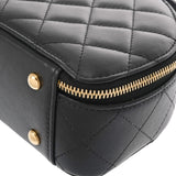 CHANEL シャネル マトラッセ 2WAY チェーン バニティ ミニ ブラック AP3088 レディース ラムスキン ショルダーバッグ Aランク 中古 銀蔵