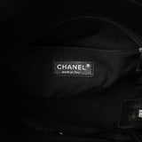 CHANEL シャネル パリビアリッツ トート PM ブラック A34208 レディース コーティングキャンバス トートバッグ 新同 中古 銀蔵