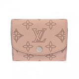 LOUIS VUITTON ルイヴィトン マヒナ ポルトフォイユイリス XS マグノリア M67499 レディース レザー 三つ折り財布 ABランク 中古 銀蔵