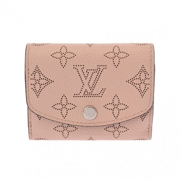 LOUIS VUITTON ルイヴィトン マヒナ ポルトフォイユイリス XS マグノリア M67499 レディース レザー 三つ折り財布 ABランク 中古 銀蔵