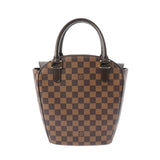 LOUIS VUITTON ルイヴィトン ダミエ サリア ソー ブラウン N51284 レディース ダミエキャンバス ハンドバッグ ABランク 中古 銀蔵