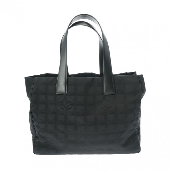 CHANEL シャネル ニュートラベルライン トート MM ブラック A15991 レディース ナイロン ハンドバッグ ABランク 中古 銀蔵