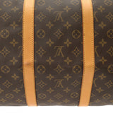 LOUIS VUITTON ルイヴィトン モノグラム キーポル 55 ブラウン M41424 ユニセックス モノグラムキャンバス ボストンバッグ ABランク 中古 銀蔵