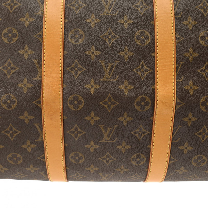 LOUIS VUITTON ルイヴィトン モノグラム キーポル 55 ブラウン M41424 ユニセックス モノグラムキャンバス ボストンバッグ ABランク 中古 銀蔵