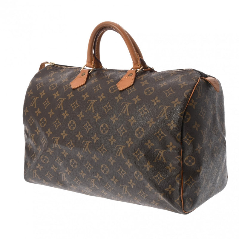 LOUIS VUITTON ルイヴィトン モノグラム スピーディ 40 ブラウン M41522 レディース モノグラムキャンバス ハンドバッグ Bランク 中古 銀蔵