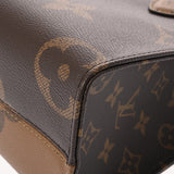 LOUIS VUITTON ルイヴィトン モノグラムリバース オンザゴー PM 2WAY ブラウン M46373 レディース モノグラムキャンバス ハンドバッグ 新同 中古 銀蔵