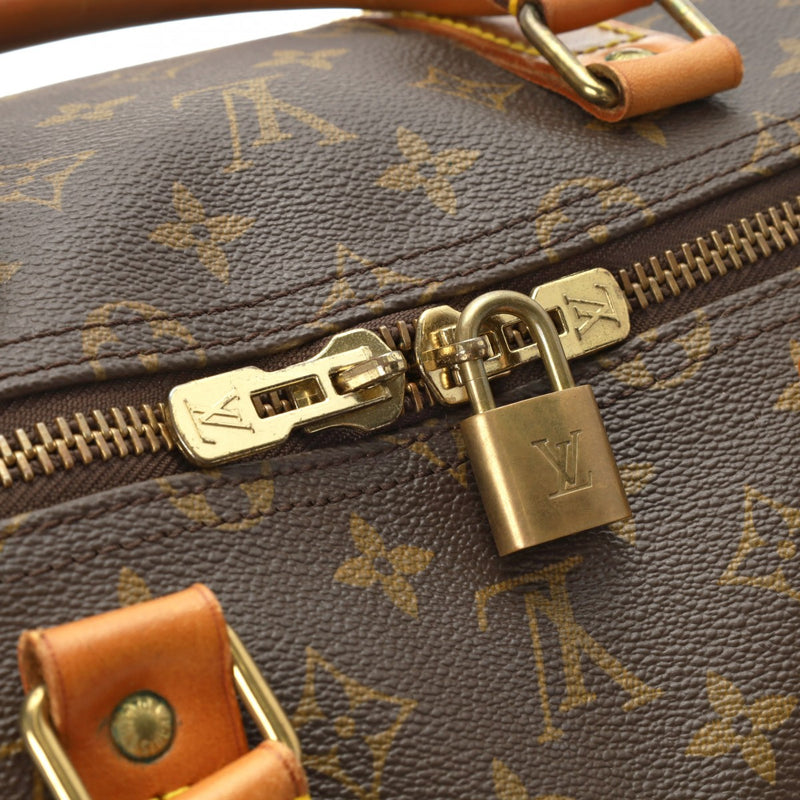 LOUIS VUITTON ルイヴィトン モノグラム キーポル 55 ブラウン M41424 ユニセックス モノグラムキャンバス ボストンバッグ Bランク 中古 銀蔵