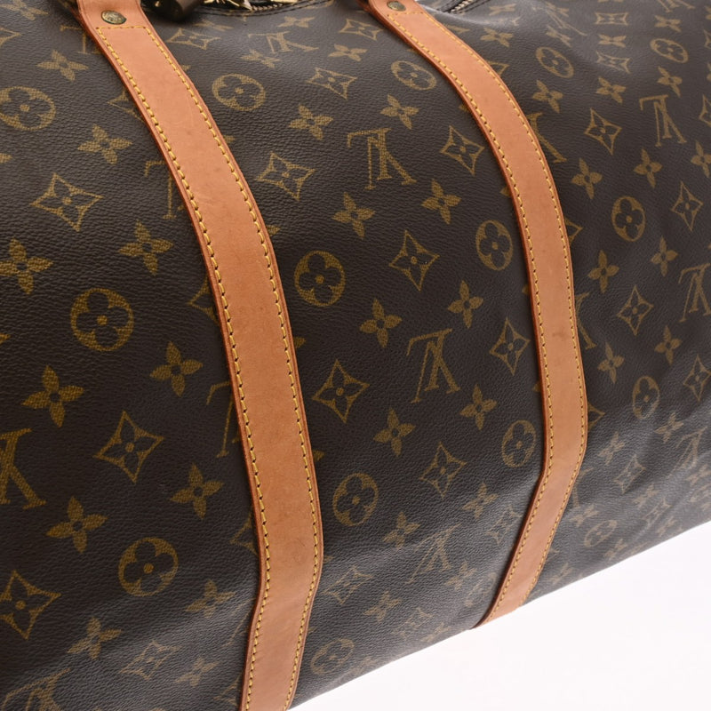 LOUIS VUITTON ルイヴィトン モノグラム キーポル 55 ブラウン M41424 ユニセックス モノグラムキャンバス ボストンバッグ Bランク 中古 銀蔵